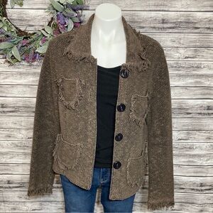 Willow Textured Fringe Jacket
